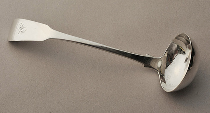 Georgian Scottish Silver Toddy Ladle
